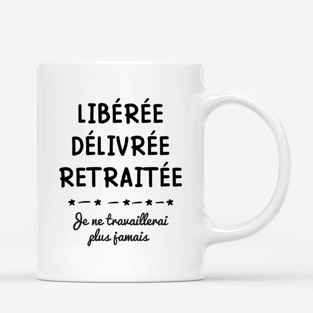 Vive la Retraite™ - Mug retraité personnalisé
