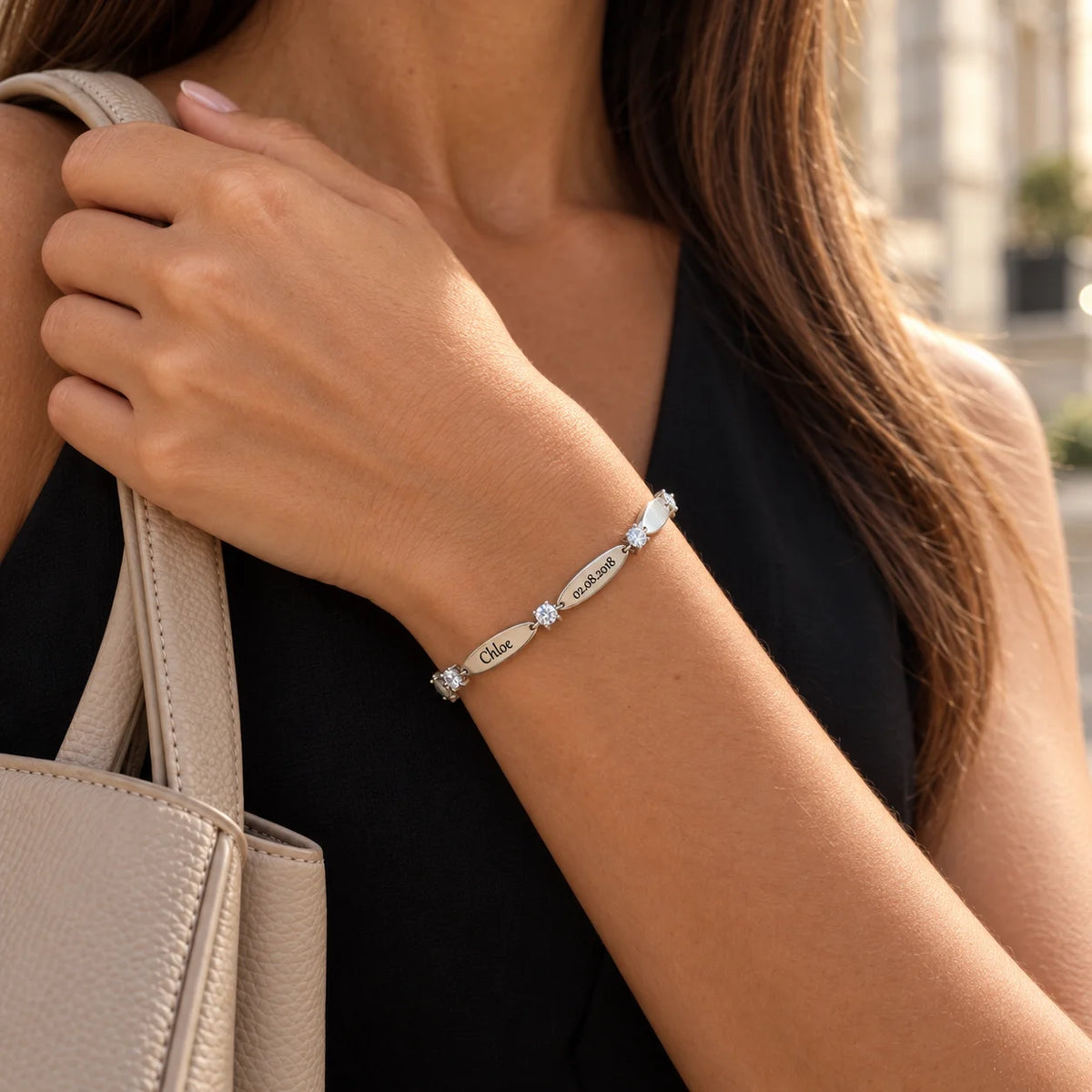 Liens d’Amour™ – Bracelet Personnalisé avec Prénoms