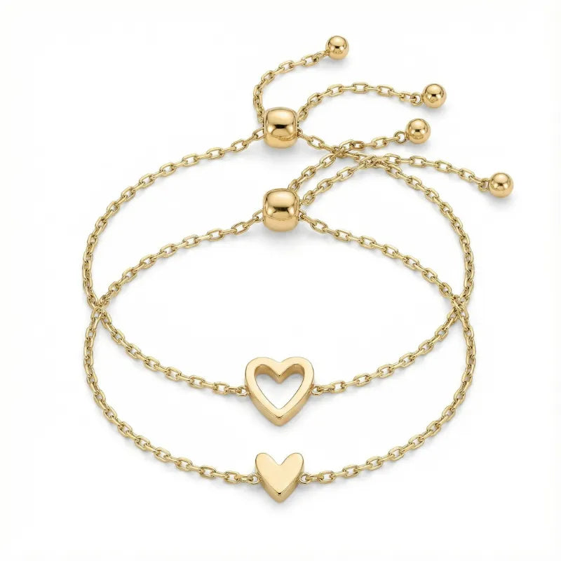 Cœurs liés™ - Bracelets coeurs assortis