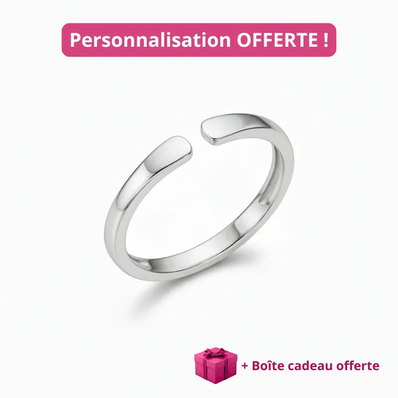 Initiales™ - Bague initiales personnalisable
