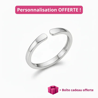 Initiales™ - Bague initiales personnalisable