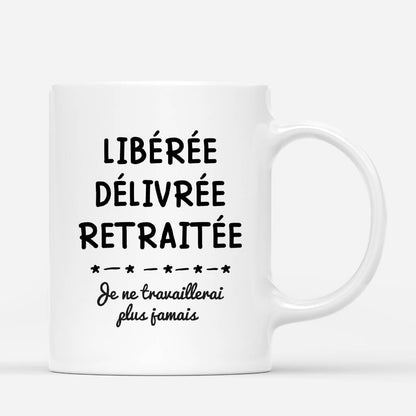 Vive la Retraite™ - Mug retraité personnalisé