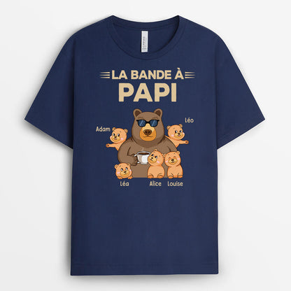 Papy Ours™ - T-shirt personnalisé petits-enfants