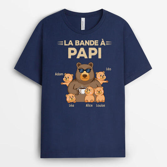 Papy Ours™ - T-shirt personnalisé petits-enfants