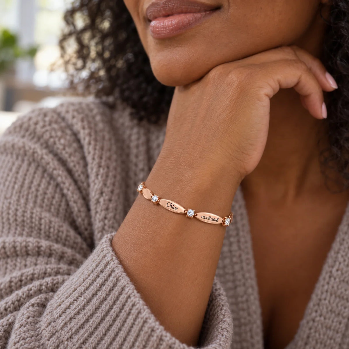 Liens d’Amour™ – Bracelet Personnalisé avec Prénoms