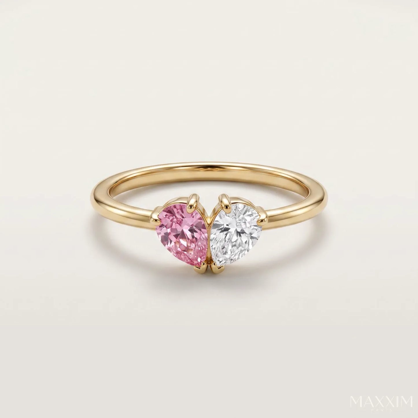 Inséparables™ - Bague deux pierres de naissance