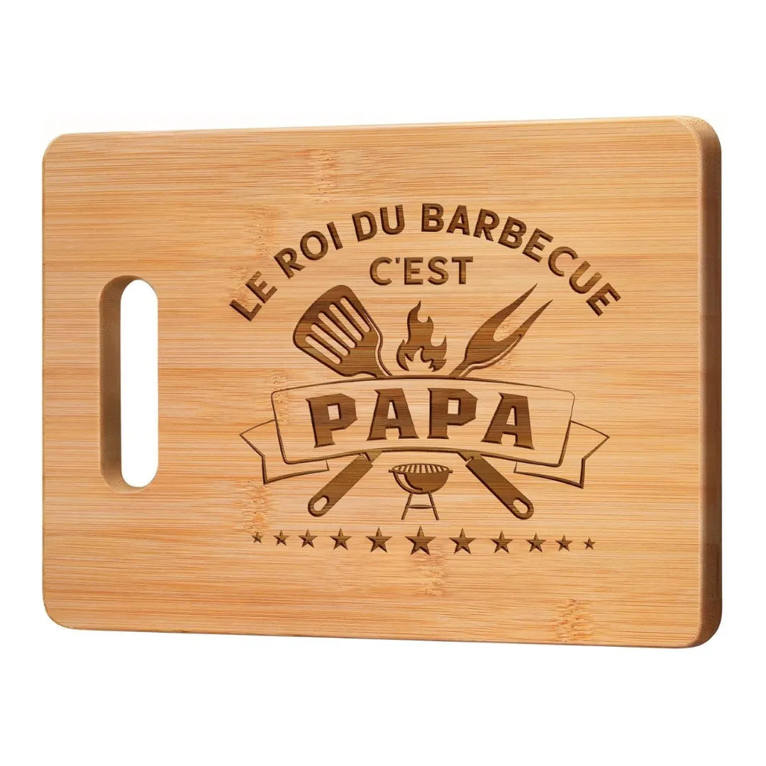 Roi du Barbecue™ - Planche à barbecue fête des pères