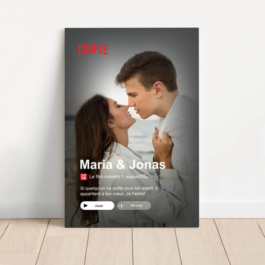 Nous Deux™ - Toile personnalisée “Notre Couverture”