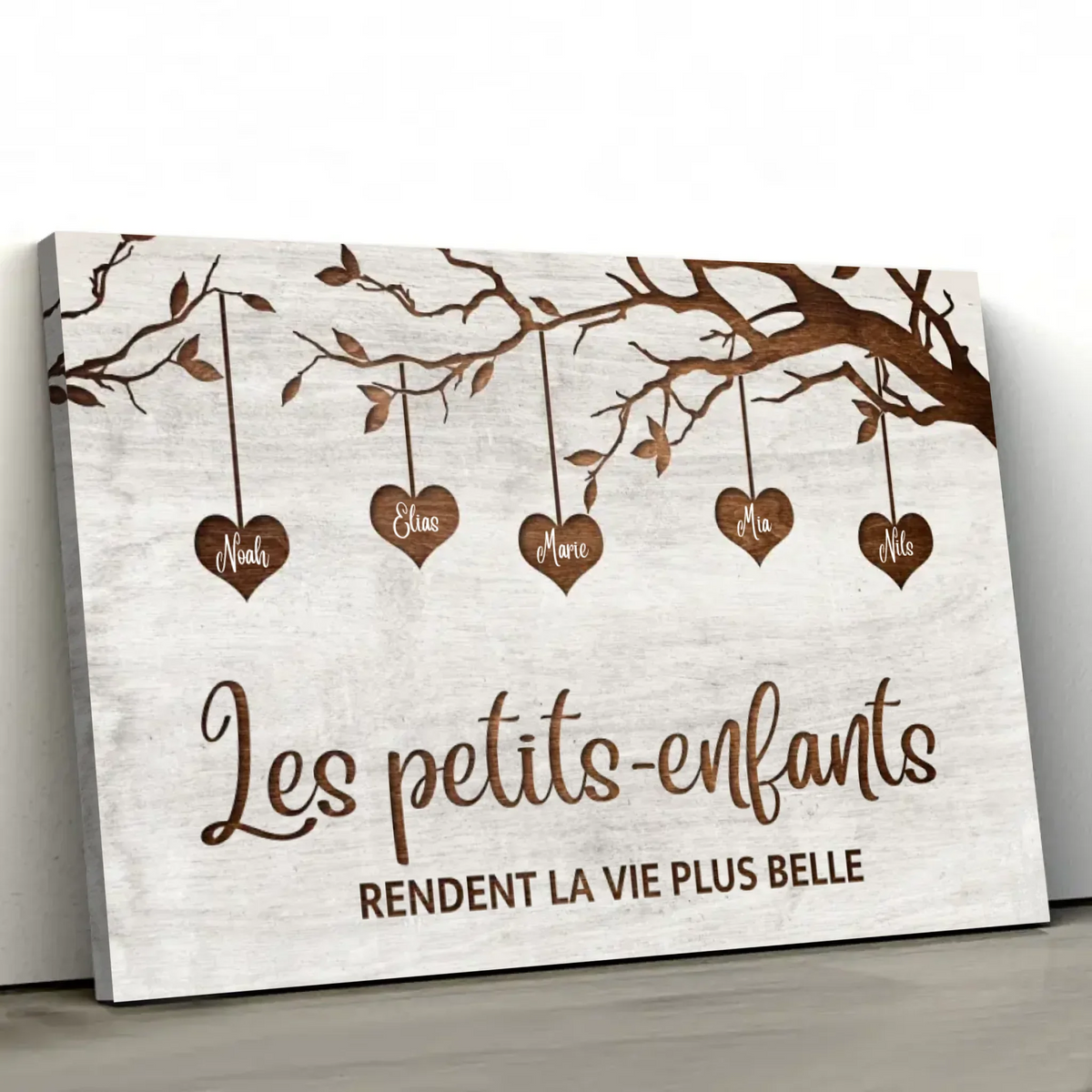 Les Petits-Enfants™ - Toile personnalisée arbre de famille
