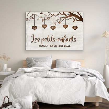 Les Petits-Enfants™ - Toile personnalisée arbre de famille