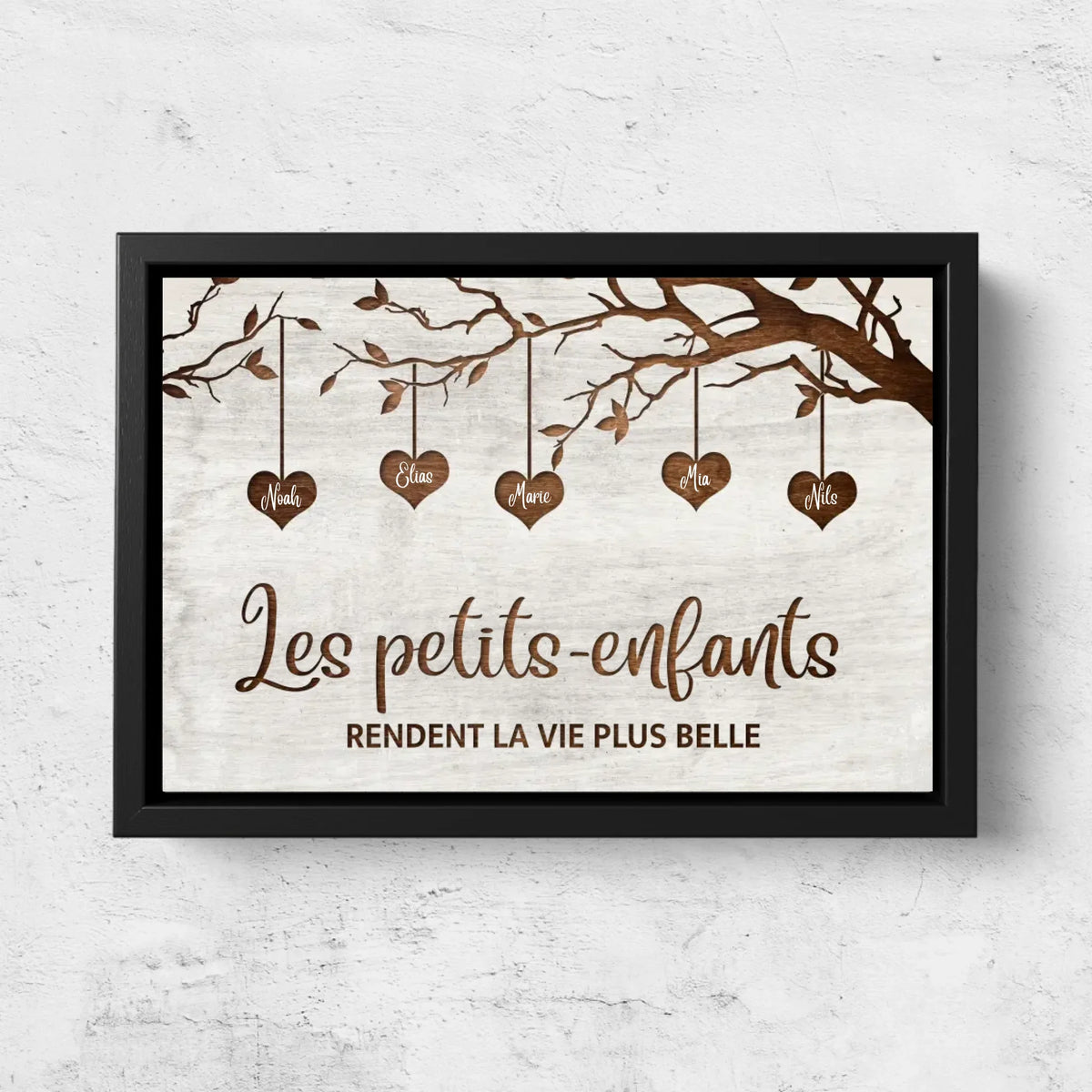 Les Petits-Enfants™ - Toile personnalisée arbre de famille