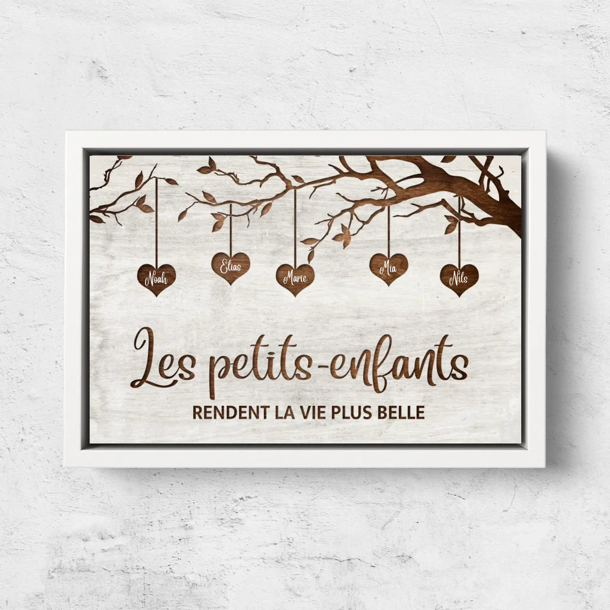 Les Petits-Enfants™ - Toile personnalisée arbre de famille