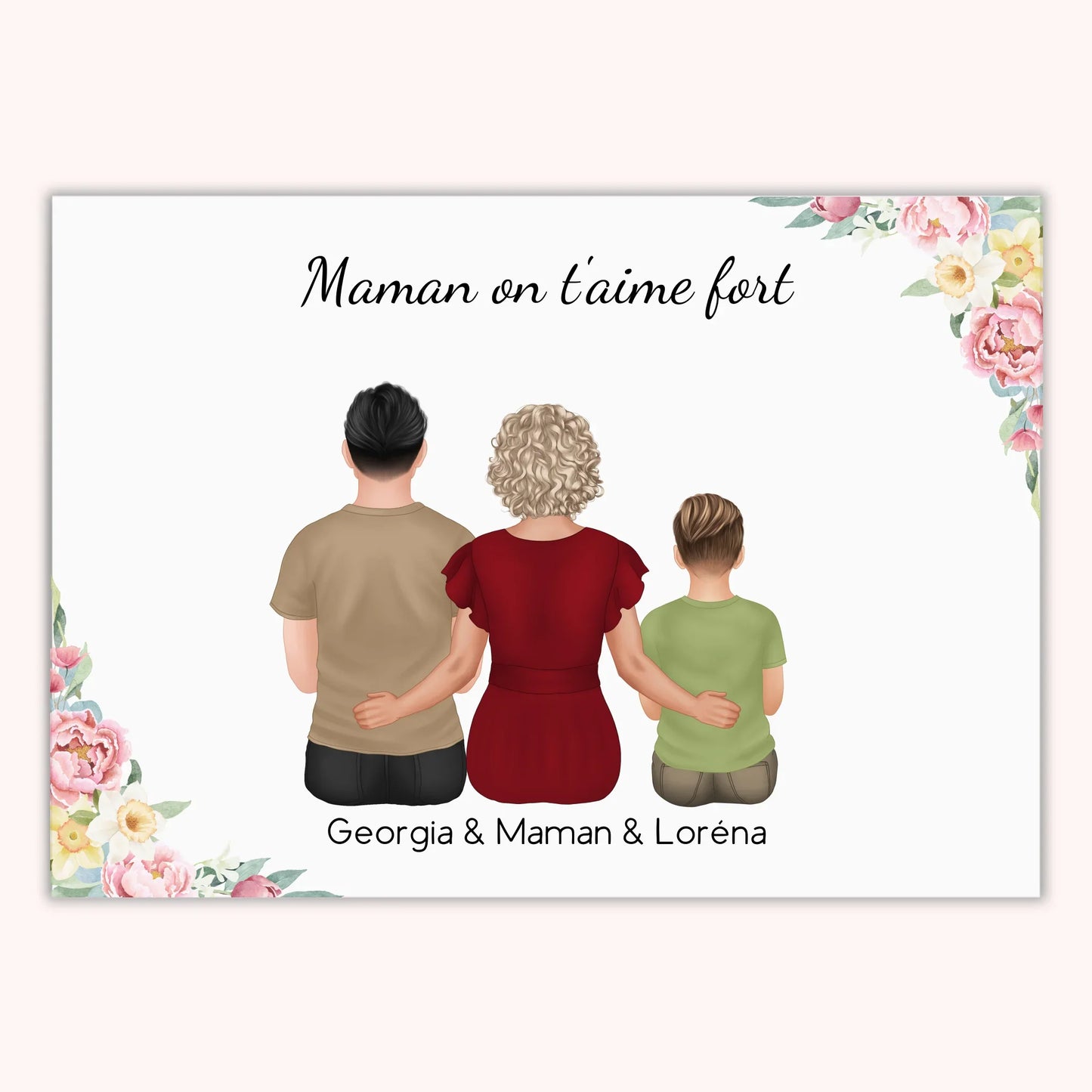 Notre Maman™ – Cadre Personnalisée avec Enfants