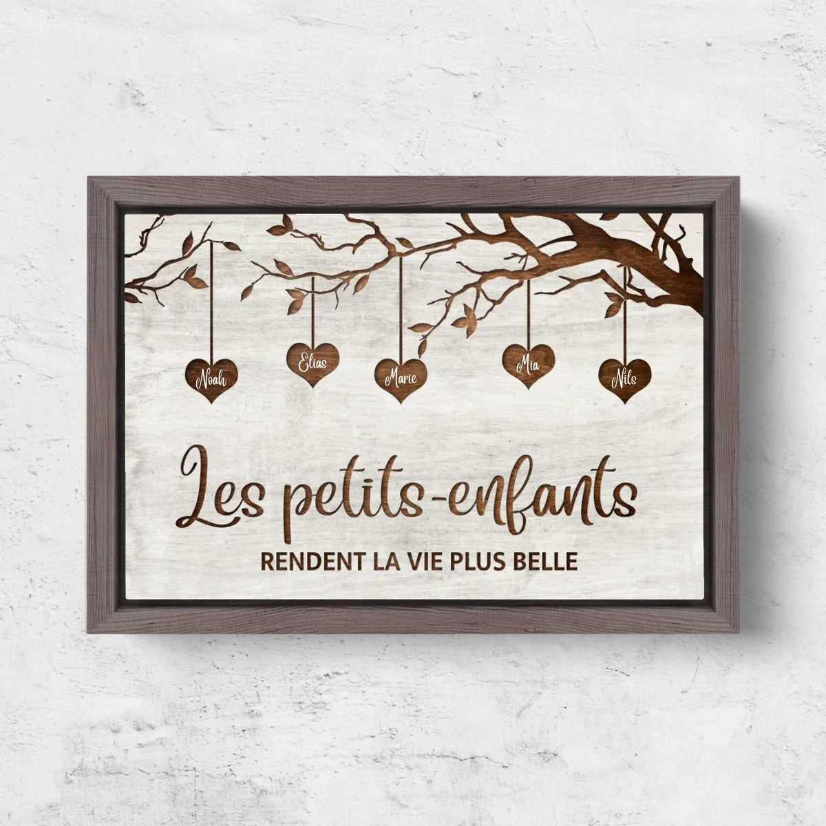 Les Petits-Enfants™ - Toile personnalisée arbre de famille