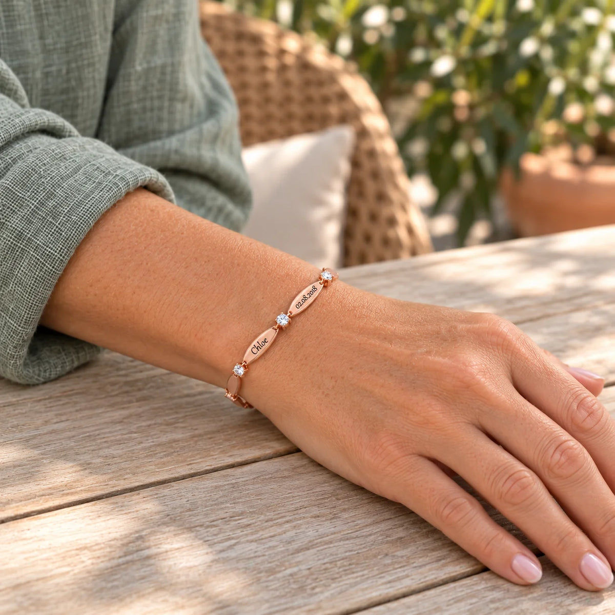 Liens d’Amour™ – Bracelet Personnalisé avec Prénoms