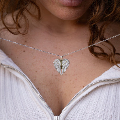 Angel™ - Collier petit ange avec gravure personnalisée