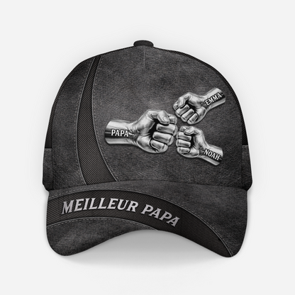 Papa Héros™ - Casquette personnalisée Meilleur Papa