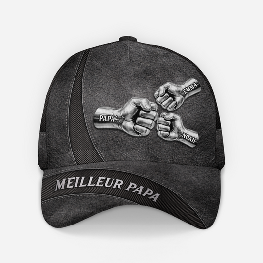 Papa Héros™ - Casquette personnalisée Meilleur Papa