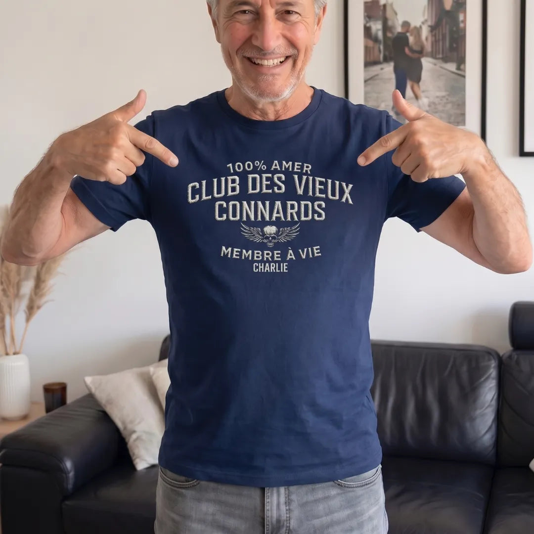 Membre à Vie™ – T-shirt humour personnalisé pour Papa