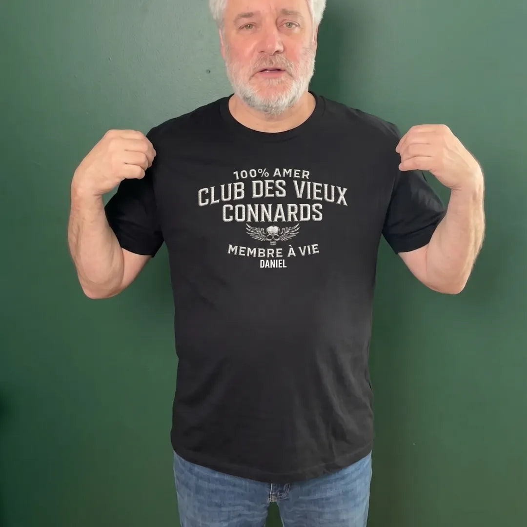 Membre à Vie™ – T-shirt humour personnalisé pour Papa