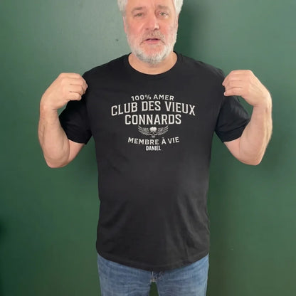 Membre à Vie™ – T-shirt humour personnalisé pour Papa