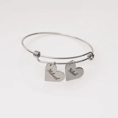 Liens du Cœur™ – Bracelet avec cœurs personnalisés