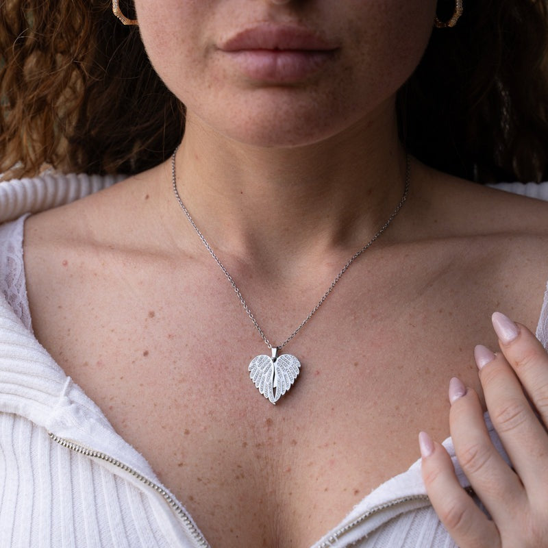 Angel™ - Collier petit ange avec gravure personnalisée