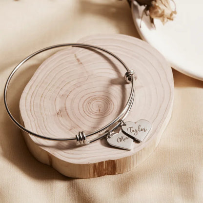 Liens du Cœur™ – Bracelet avec cœurs personnalisés