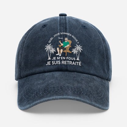 Papa Retraité™ - Casquette personnalisée pour papa retraité