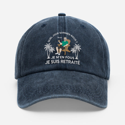 Papa Retraité™ - Casquette personnalisée pour papa retraité