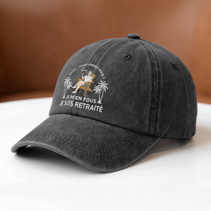 Papa Retraité™ - Casquette personnalisée pour papa retraité
