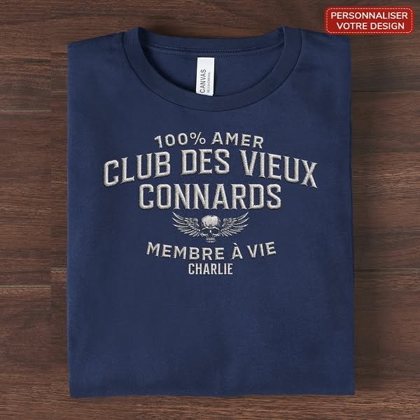 Membre à Vie™ – T-shirt humour personnalisé pour Papa