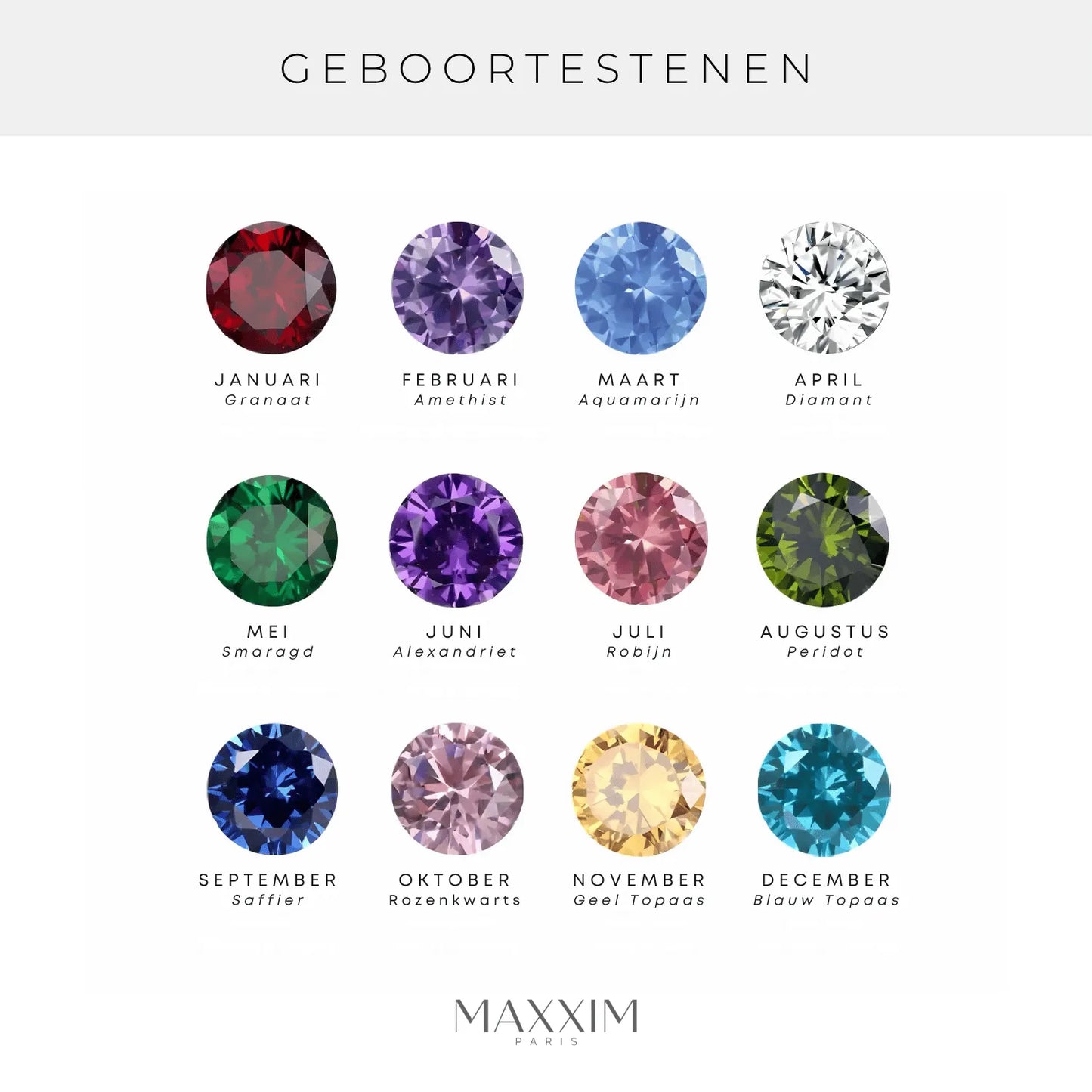 Inséparables™ - Bague deux pierres de naissance