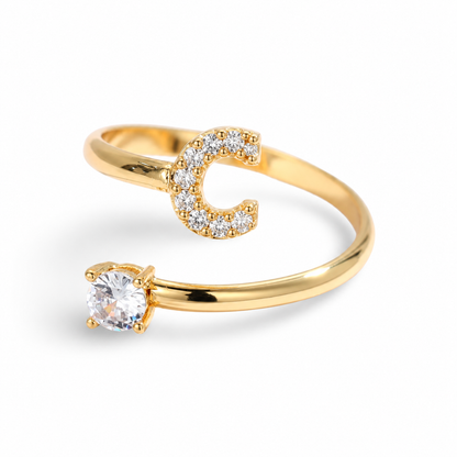 Promesse™ - Bague Initiale ajustable