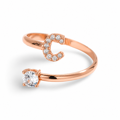 Promesse™ - Bague Initiale ajustable