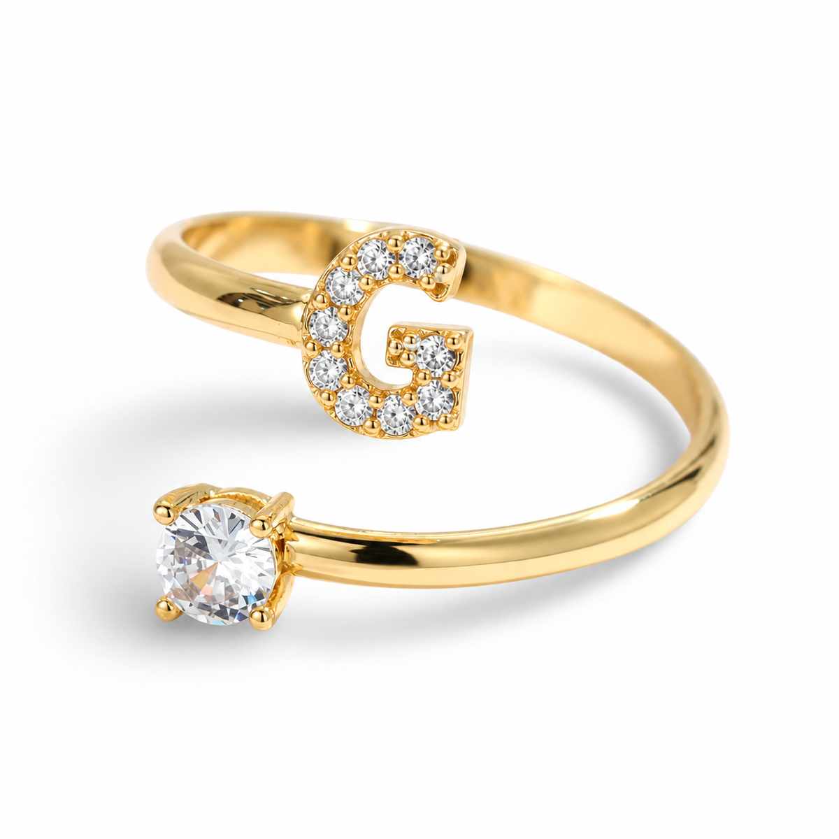 Promesse™ - Bague Initiale ajustable