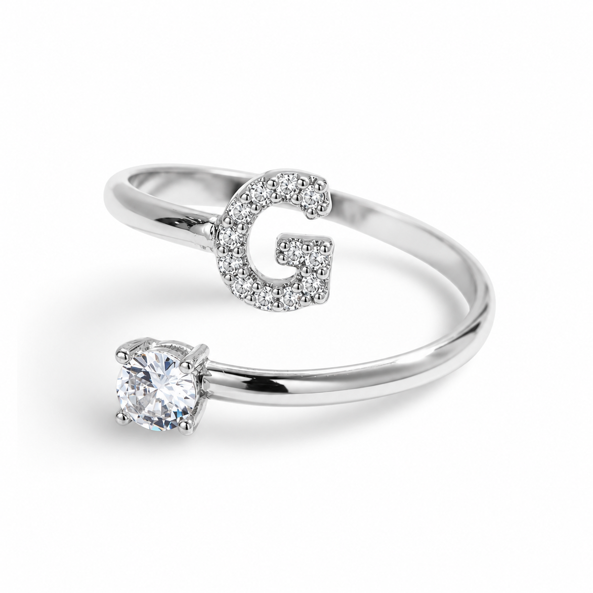 Promesse™ - Bague Initiale ajustable