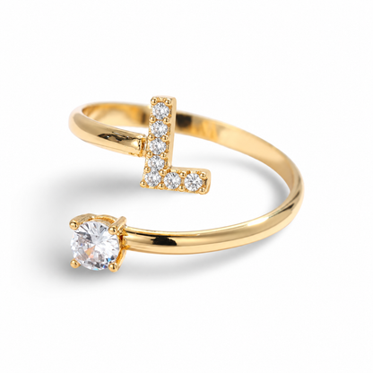 Promesse™ - Bague Initiale ajustable