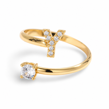 Promesse™ - Bague Initiale ajustable