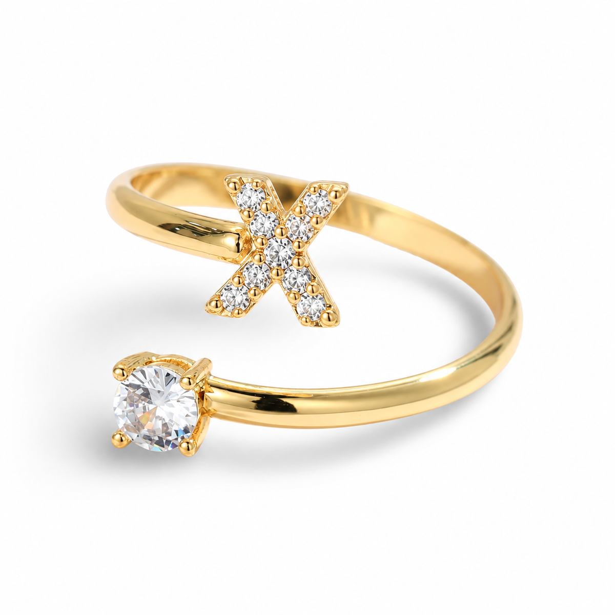 Promesse™ - Bague Initiale ajustable