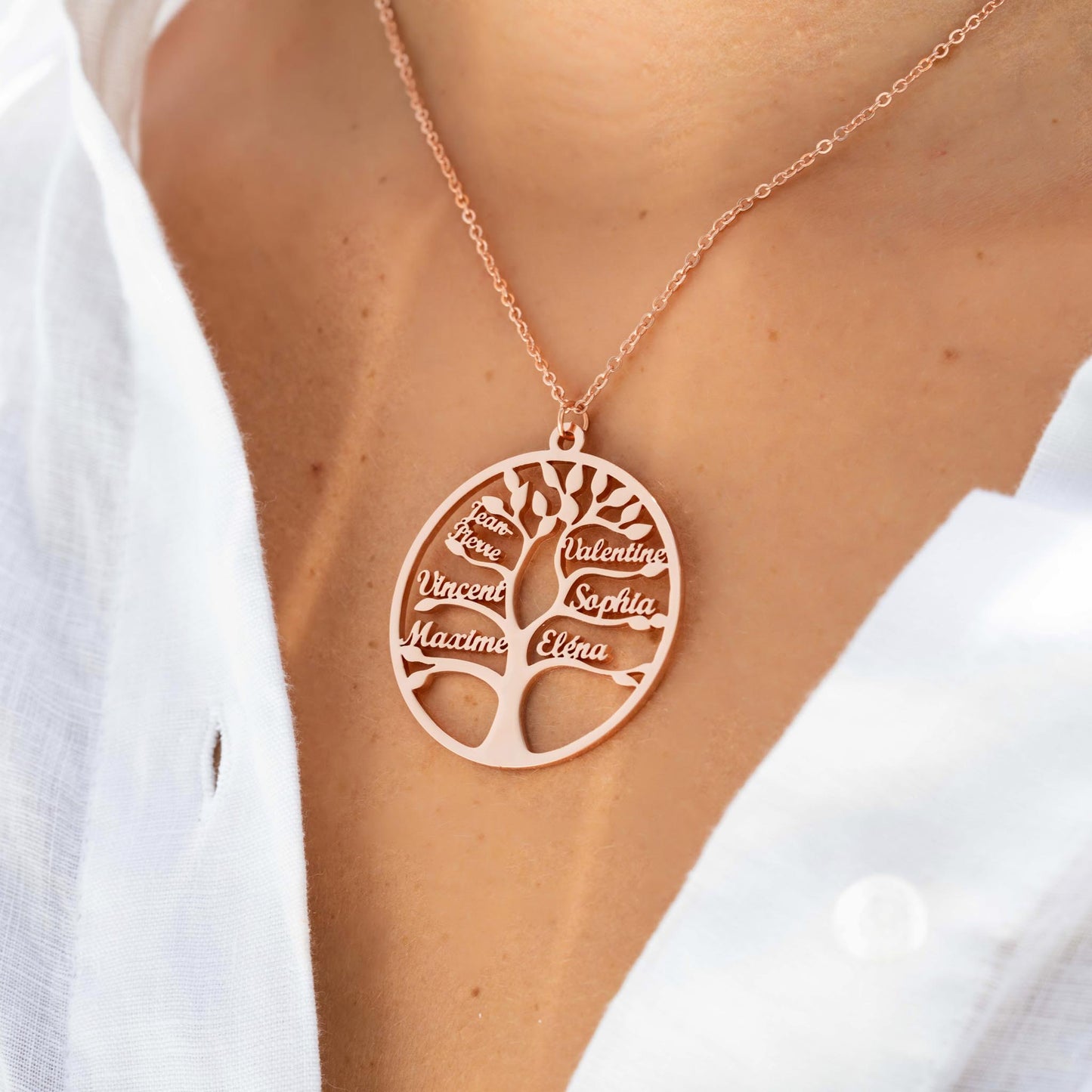 Arbre de vie™ - Collier famille personnalisable