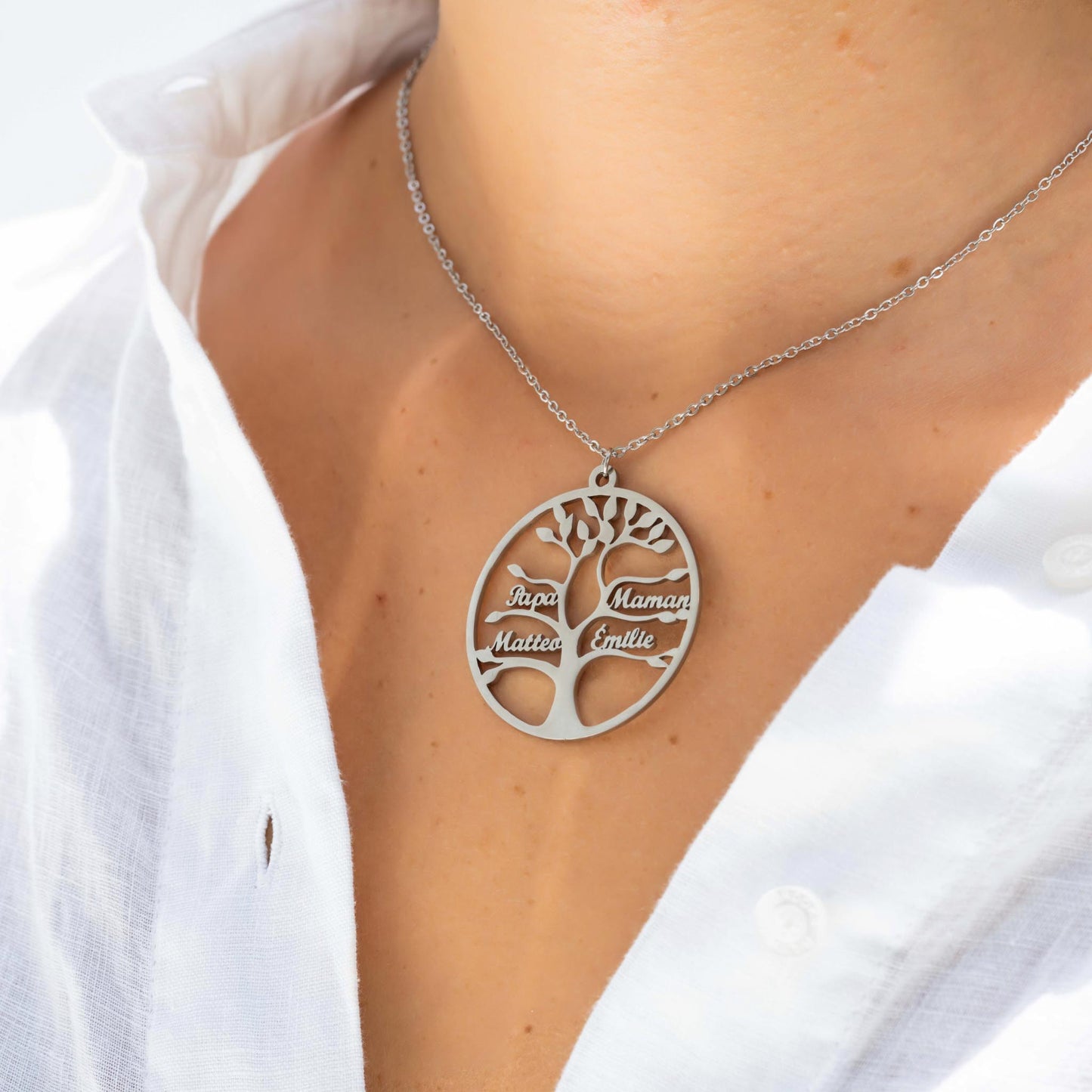 Arbre de vie™ - Collier famille personnalisable