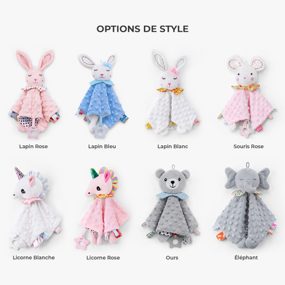 Câlinou™ - Doudou animal personnalisé pour bébé