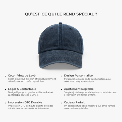 Papa Retraité™ - Casquette personnalisée pour papa retraité