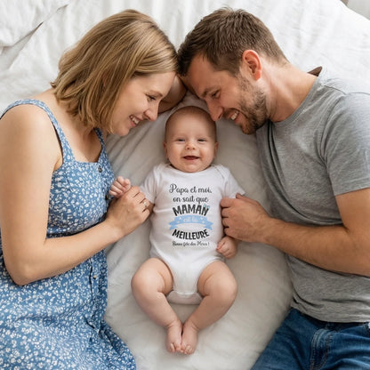 Body bébé personnalisé pour maman