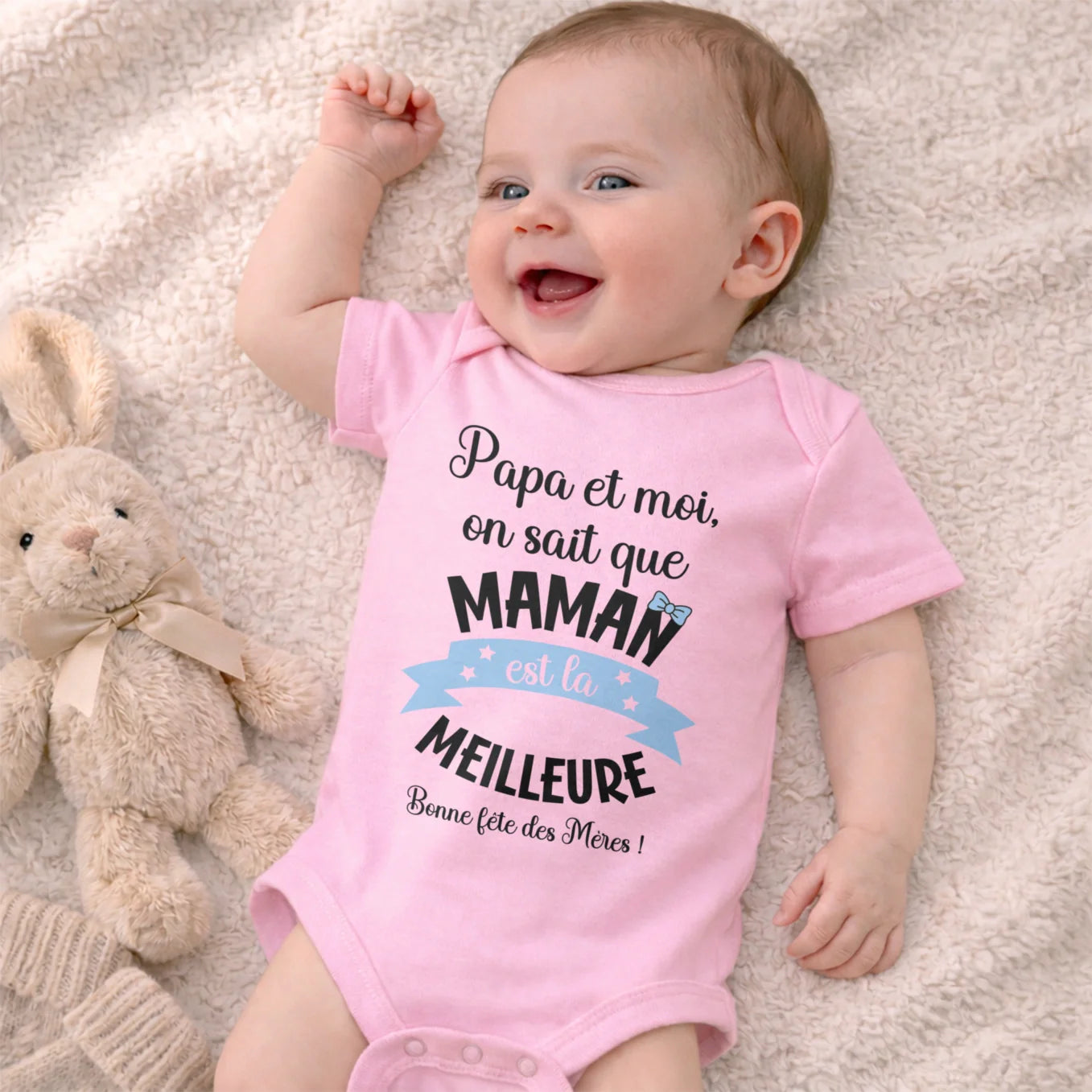 Body bébé personnalisé pour maman