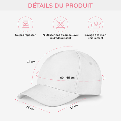 Papa Héros™ - Casquette personnalisée Meilleur Papa