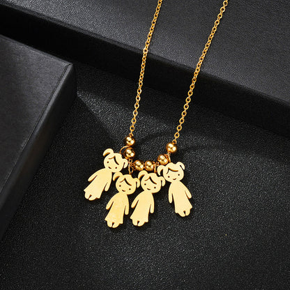 Amour Maternel™ - Collier Personnalisé avec Prénoms