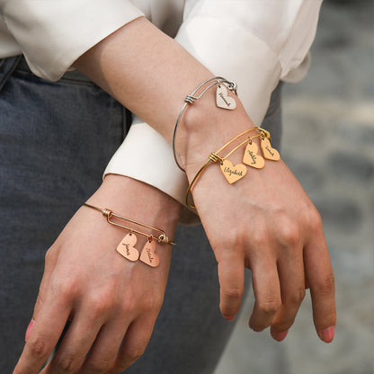 Liens du Cœur™ – Bracelet avec cœurs personnalisés