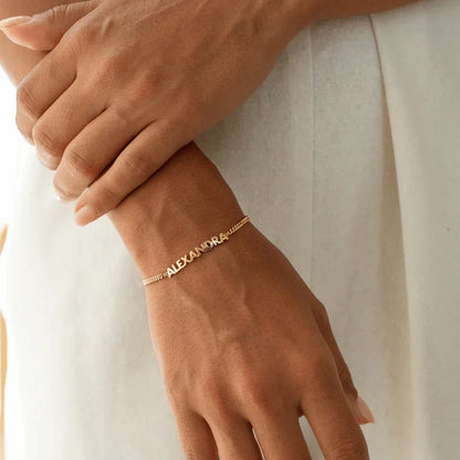 Lien de Vie™ - Bracelet avec prénoms personnalisés